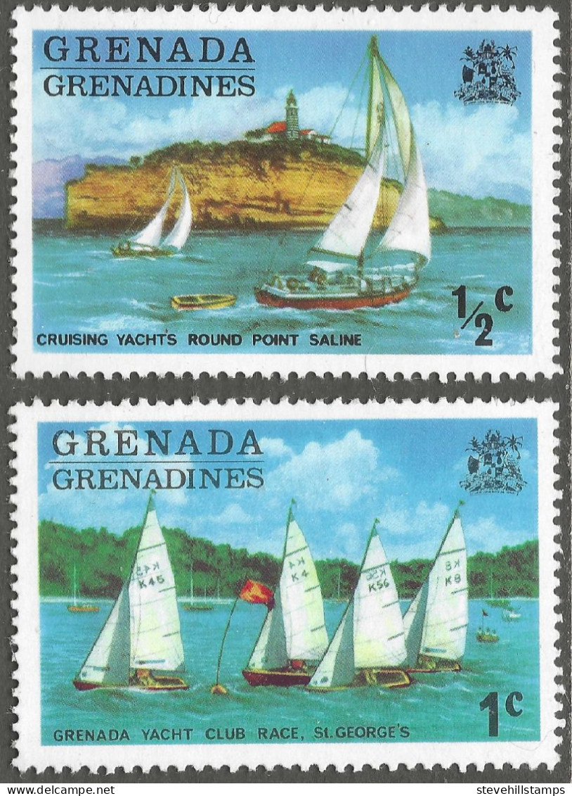 Grenadines Of Grenada. 1975 Definitives. ½c, 1c MH. SG 111,112. M4021 - Grenade (1974-...)