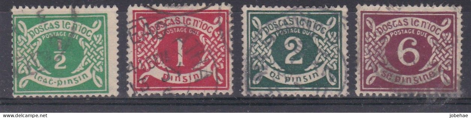 Irlande Taxe YT°-* 1-4 - Postage Due