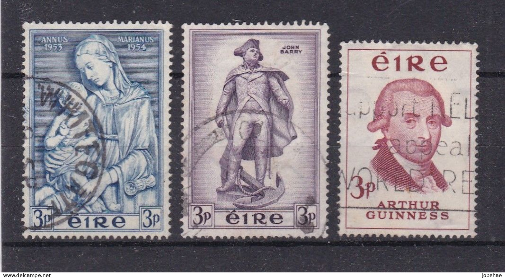 Irlande YT°-* 122-123 + 126-127 + 142-143 - Used Stamps