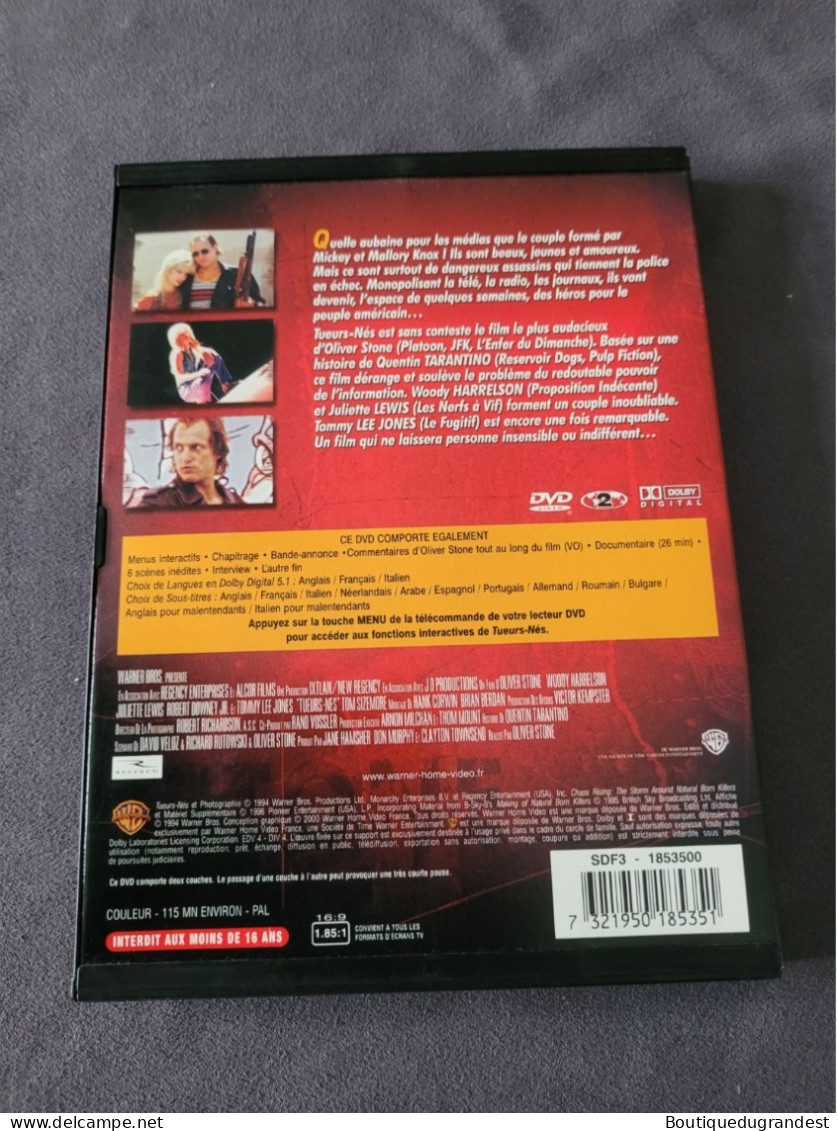 DVD Olivier Stone Tueur Nés - Azione, Avventura