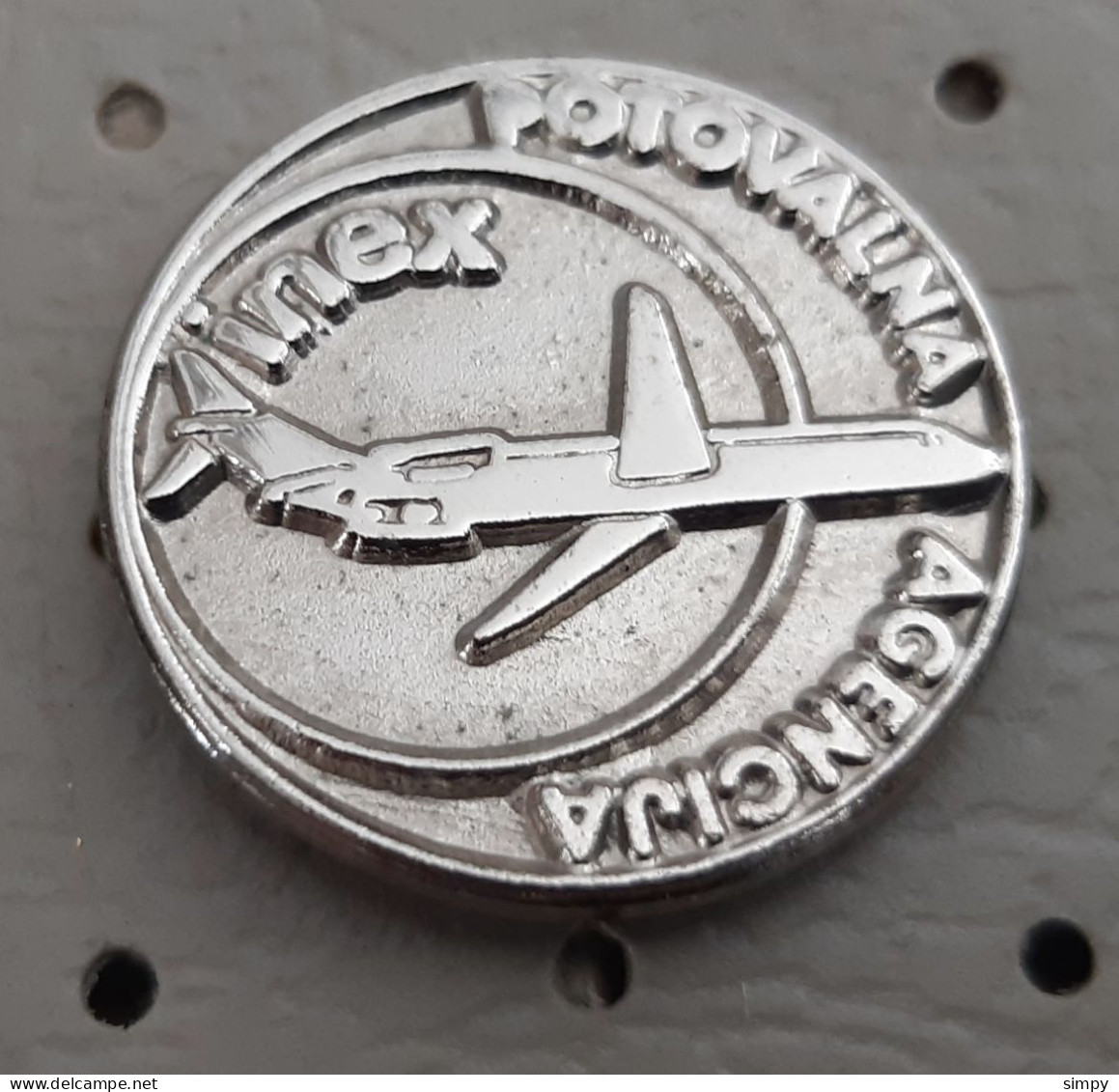 Inex Adria Airways DC9 Airplain Aviation, Plane Slovenia Pin - Aviones