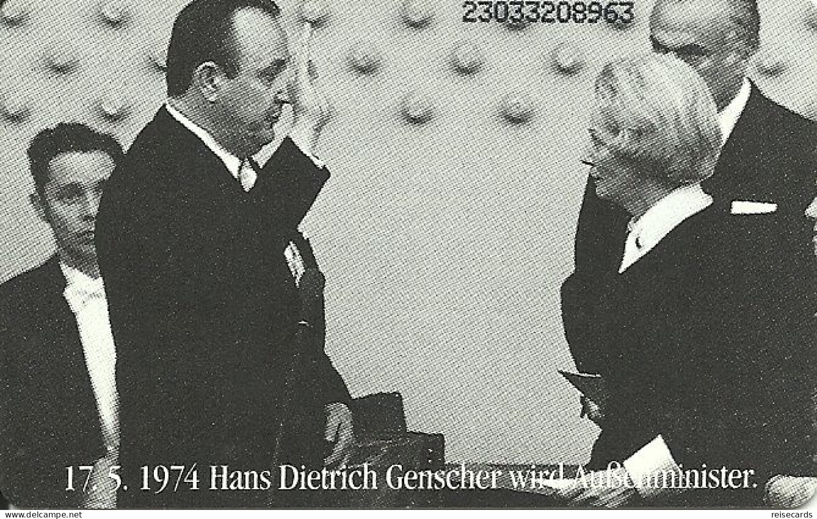 Germany: O 589 03.93 50 Jahre Deutschland, Hans Dietrich Genscher. Mint - O-Series: Kundenserie Vom Sammlerservice Ausgeschlossen