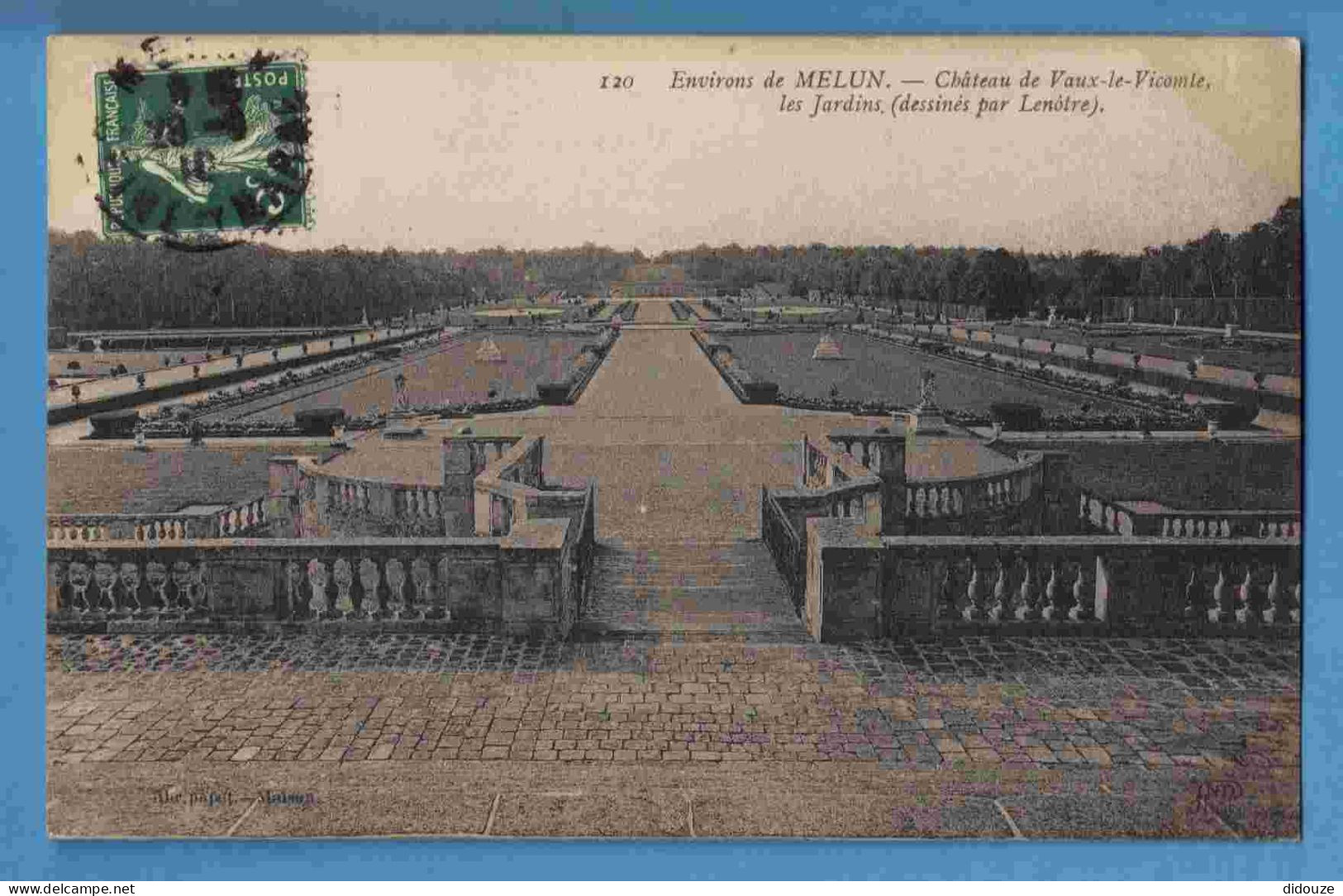 77 - Vaux Le Vicomte - Les Jardins - Ecrite En 1910 - Vaux Le Vicomte