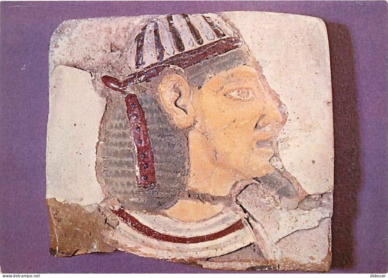 Art - Antiquité - Egypte - Musée Du Louvre - Département Des Antiquités égyptiennes - Tête De Prisonnier Sémote - Faienc - Antiquité