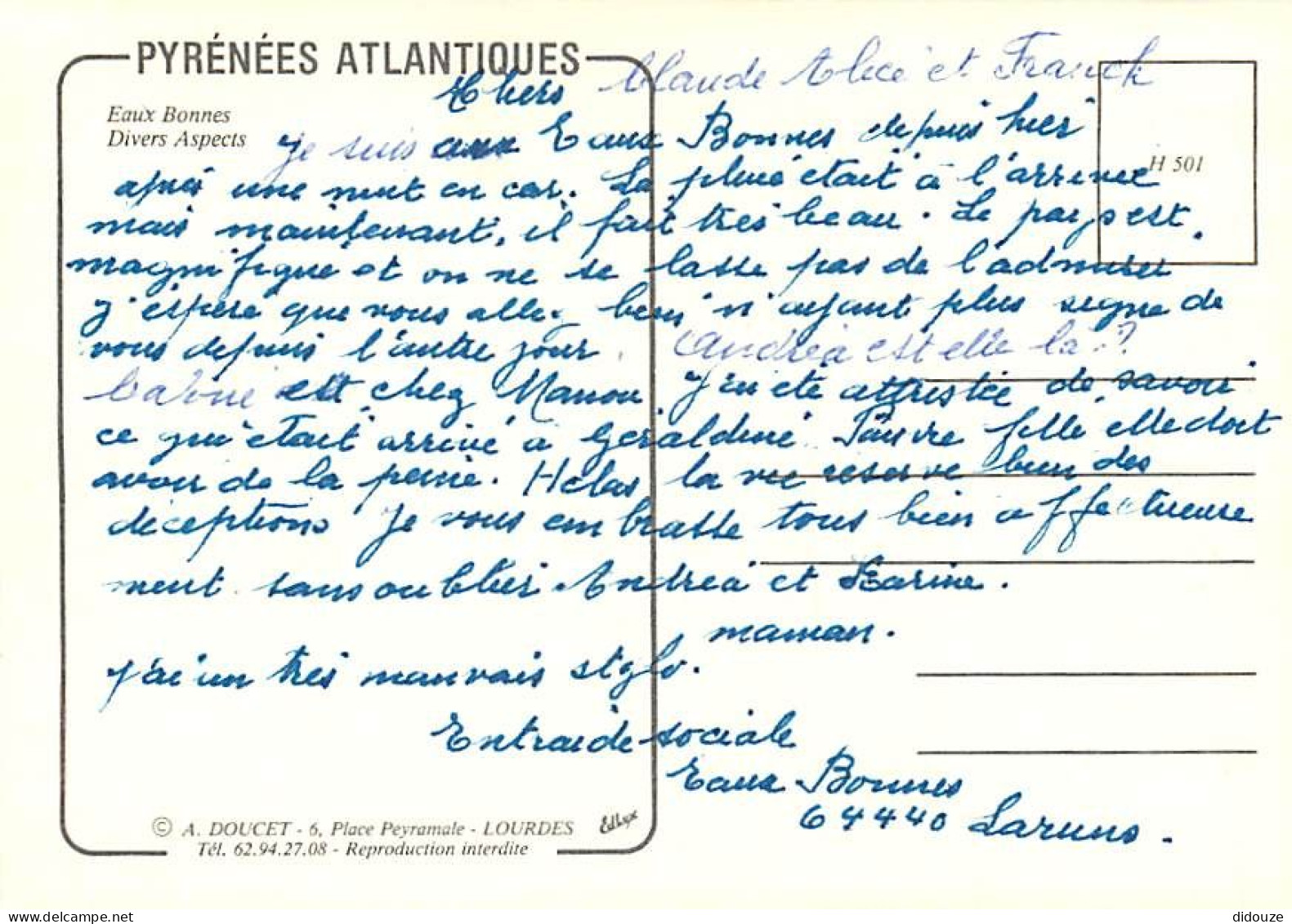 64 - Eaux Bonnes - Multivues - Blasons - CPM - Voir Scans Recto-Verso - Eaux Bonnes