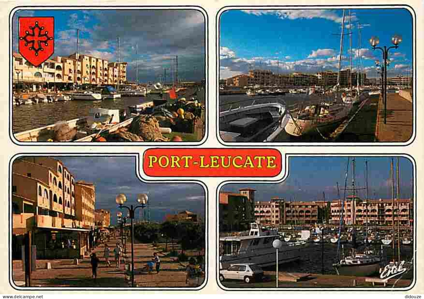 11 - Leucate - Port Leucate - Multivues - Bateaux - Automobiles - Blasons - CPM - Voir Scans Recto-Verso - Leucate