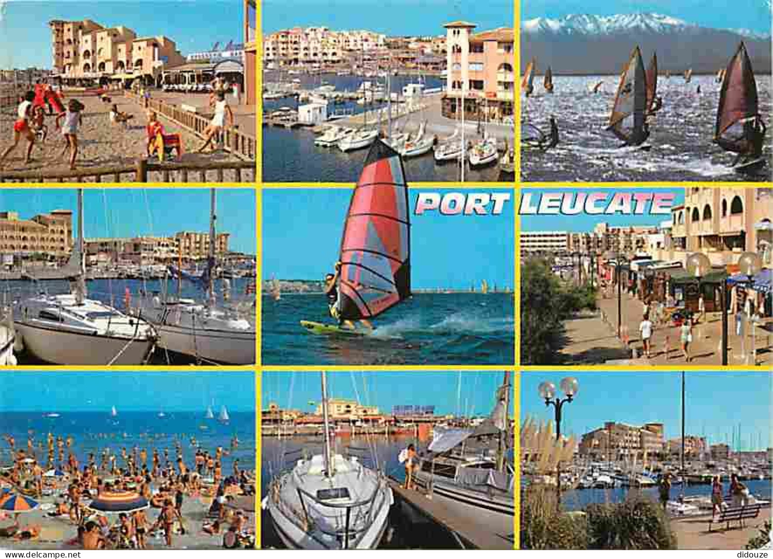 11 - Leucate - Port Leucate - Multivues - Bateaux - Scènes De Plage - CPM - Voir Scans Recto-Verso - Leucate