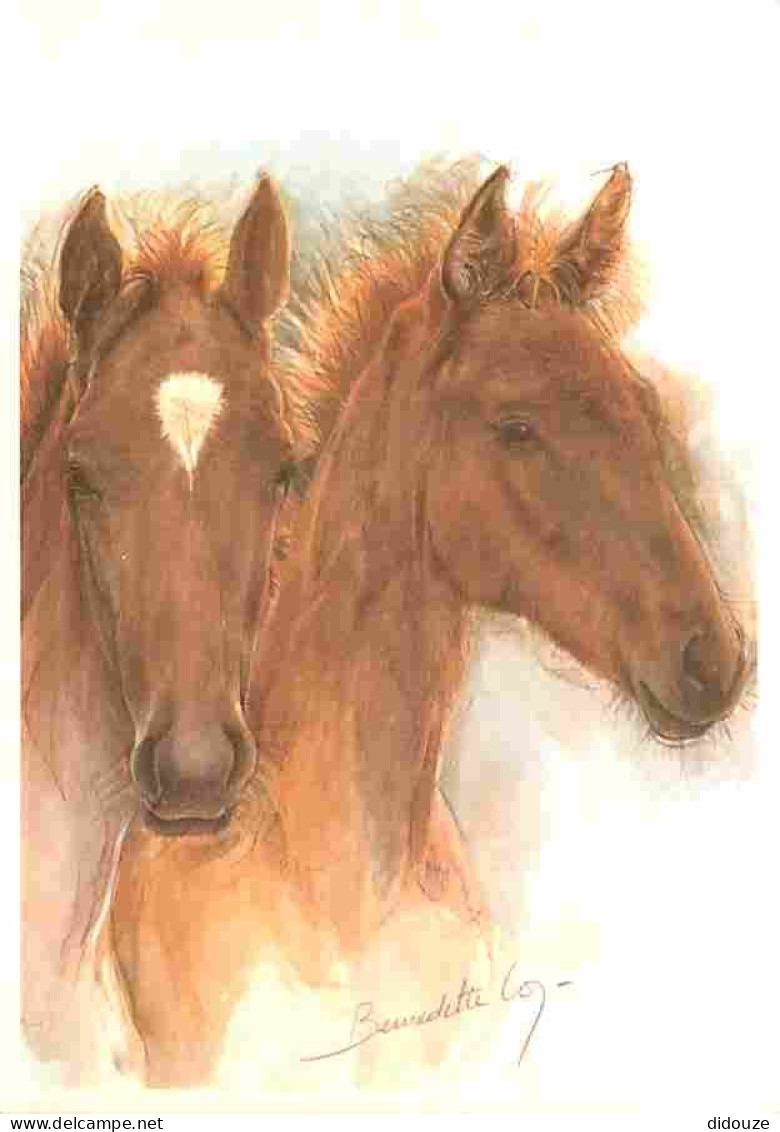 Animaux - Chevaux - Art - Peinture - CPM - Voir Scans Recto-Verso - Pferde