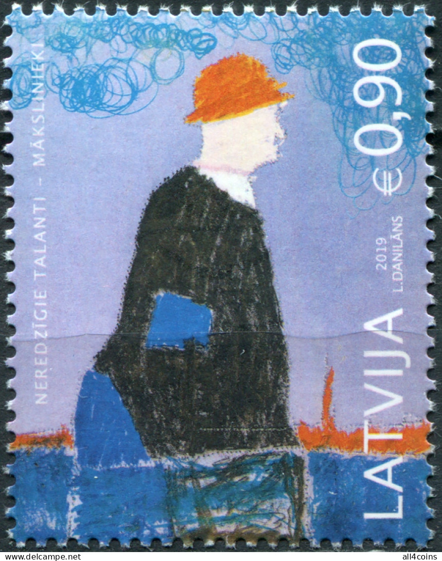 Latvia 2019. Talents Of The Blind. Art (MNH OG) Stamp - Lettonie