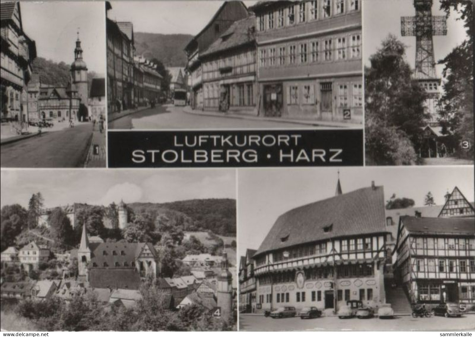 50911 - Stolberg - U.a. Rathaus - 1977 - Stolberg (Harz)