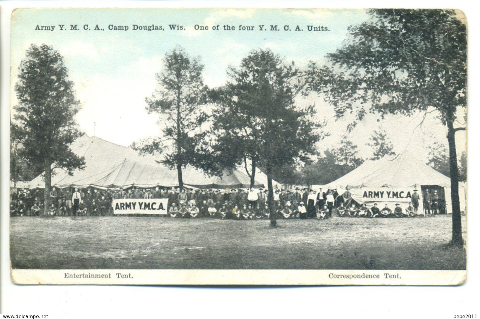 Postcard  (Etats-Unis - Wisconsin) - JUNEAU County - Camp DOUGLAS - One Of The Four Y.M.C.A. Units - Sonstige & Ohne Zuordnung