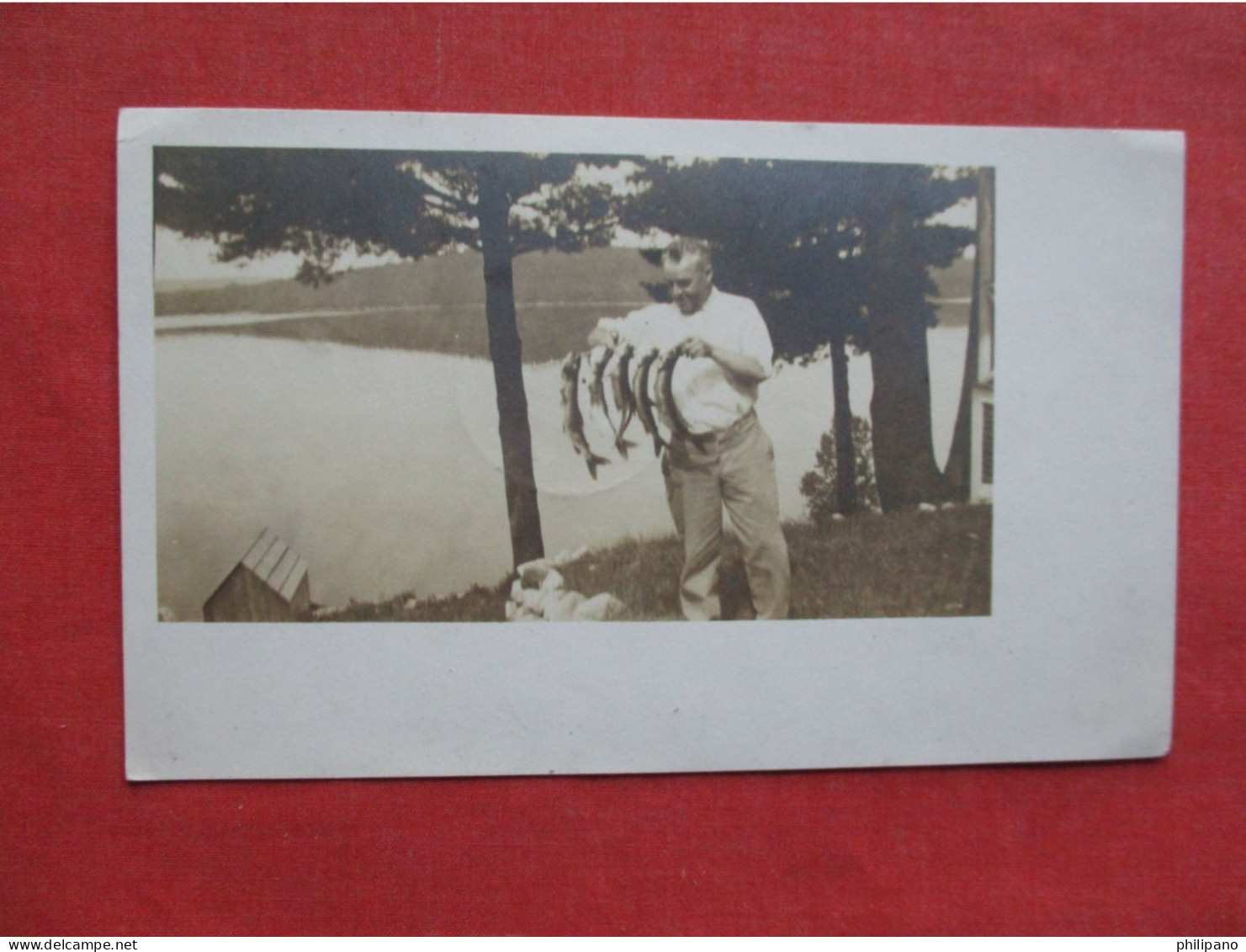 RPPC. Fishing Catch.  Maine   Ref 6374 - Altri & Non Classificati