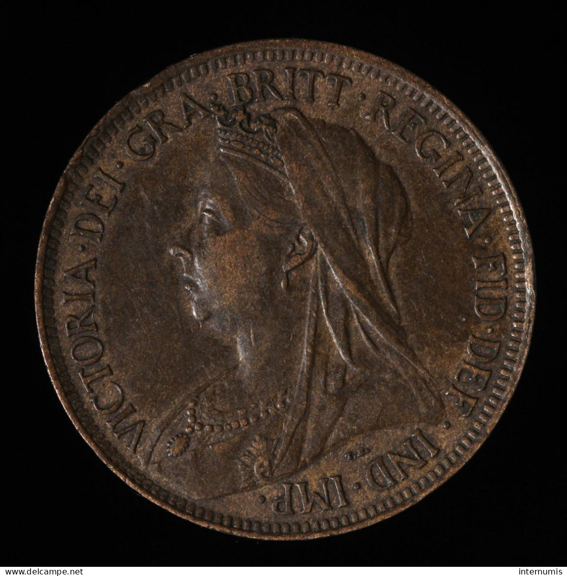  Grande-Bretagne / United Kingdom, Victoria, Half Penny, 1901, , Bronze, TTB+ (AU),
KM#789 - C. 1/2 Penny