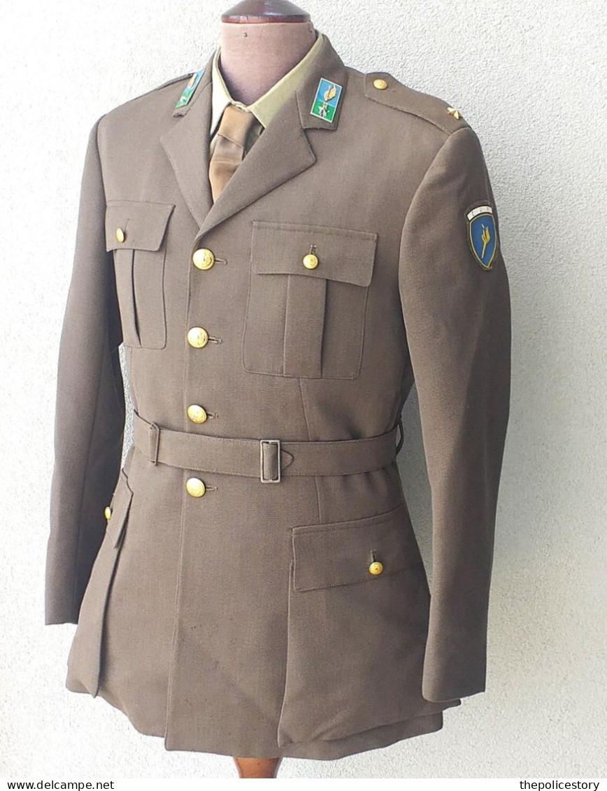 Giacca M48 Camicia Cravatta S.Ten. CAR 28° Btg."Pavia" Div.Mecc. Folgore Anni'70 - Uniform
