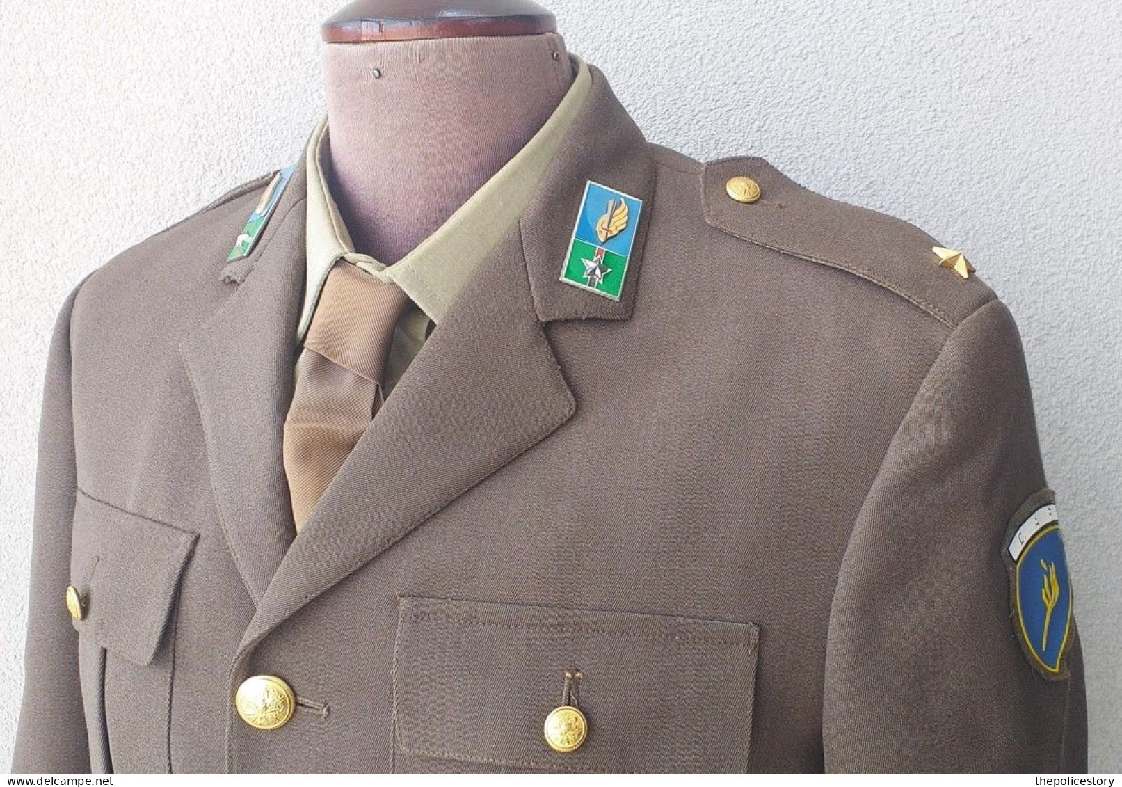 Giacca M48 Camicia Cravatta S.Ten. CAR 28° Btg."Pavia" Div.Mecc. Folgore Anni'70 - Uniform