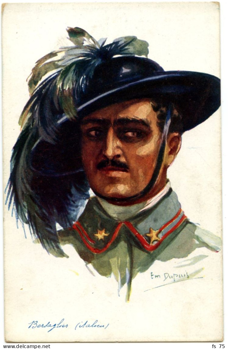 ILLUSTRATEUR EMILE DUPUIS - LOT DE 13 CARTES DE LA GUERRE  1914 / 1918 - N°2-5-7-12-26-32-3349-50-51-52-53 ET 54