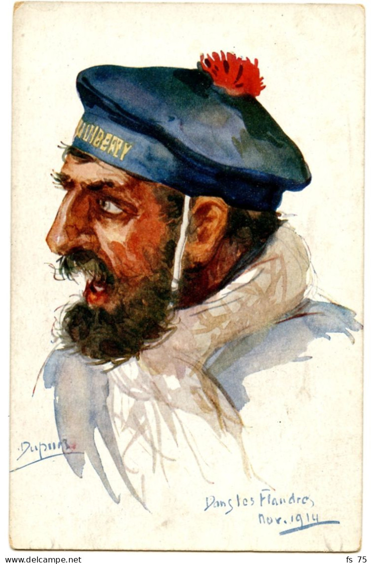 ILLUSTRATEUR EMILE DUPUIS - LOT DE 13 CARTES DE LA GUERRE  1914 / 1918 - N°2-5-7-12-26-32-3349-50-51-52-53 ET 54