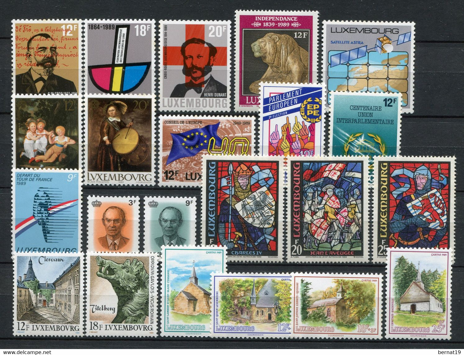 Luxemburgo 1989 Completo ** MNH. - Années Complètes