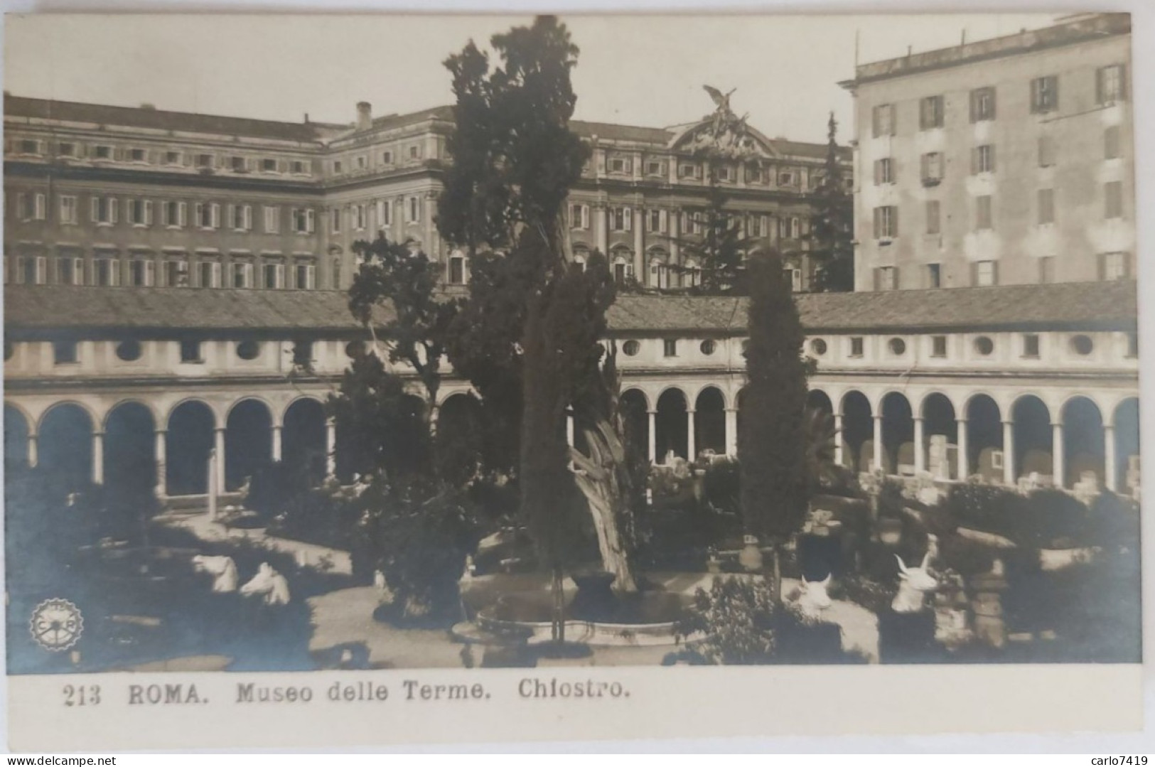 Roma - Museo Delle Terme - Chiostro - N.P.G. 213 - Crt0036 - Musées