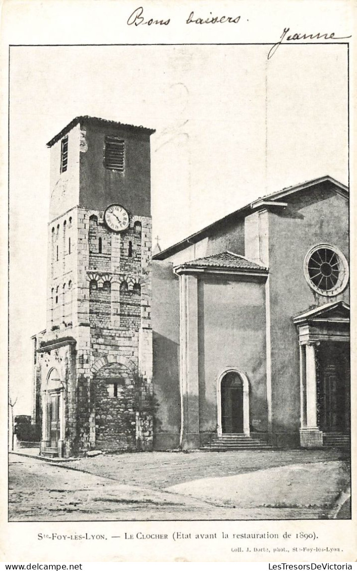 FRANCE - Sainte Foy Les Lyon - Etat Du Clocher Avant La Restauration De 1890 - Carte Postale - Sonstige & Ohne Zuordnung