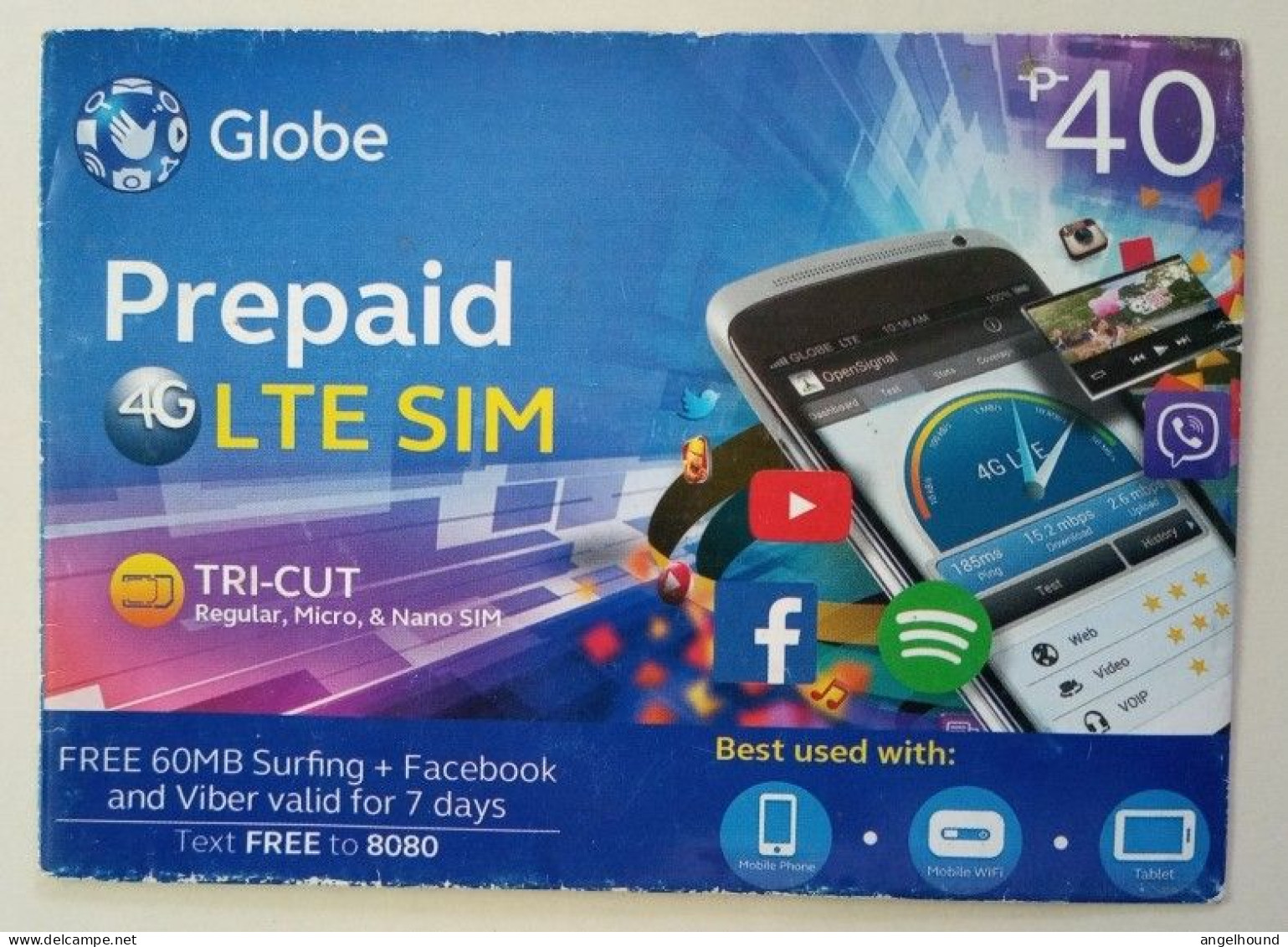 Philippines Globe Sim ( Unused ) - Filippijnen