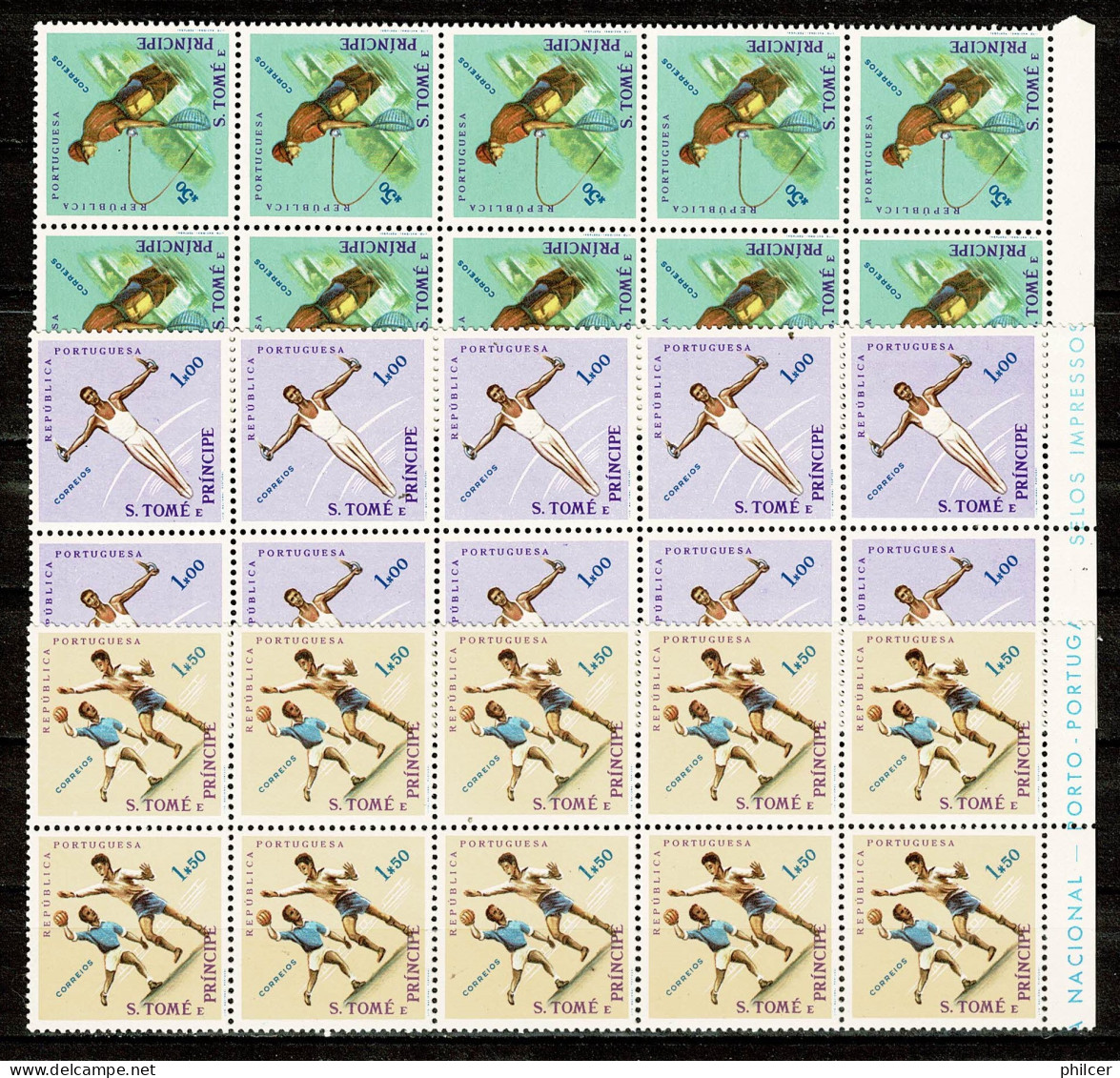 S. Tomé, 1972, # 370/5, MNH - St. Thomas & Prince