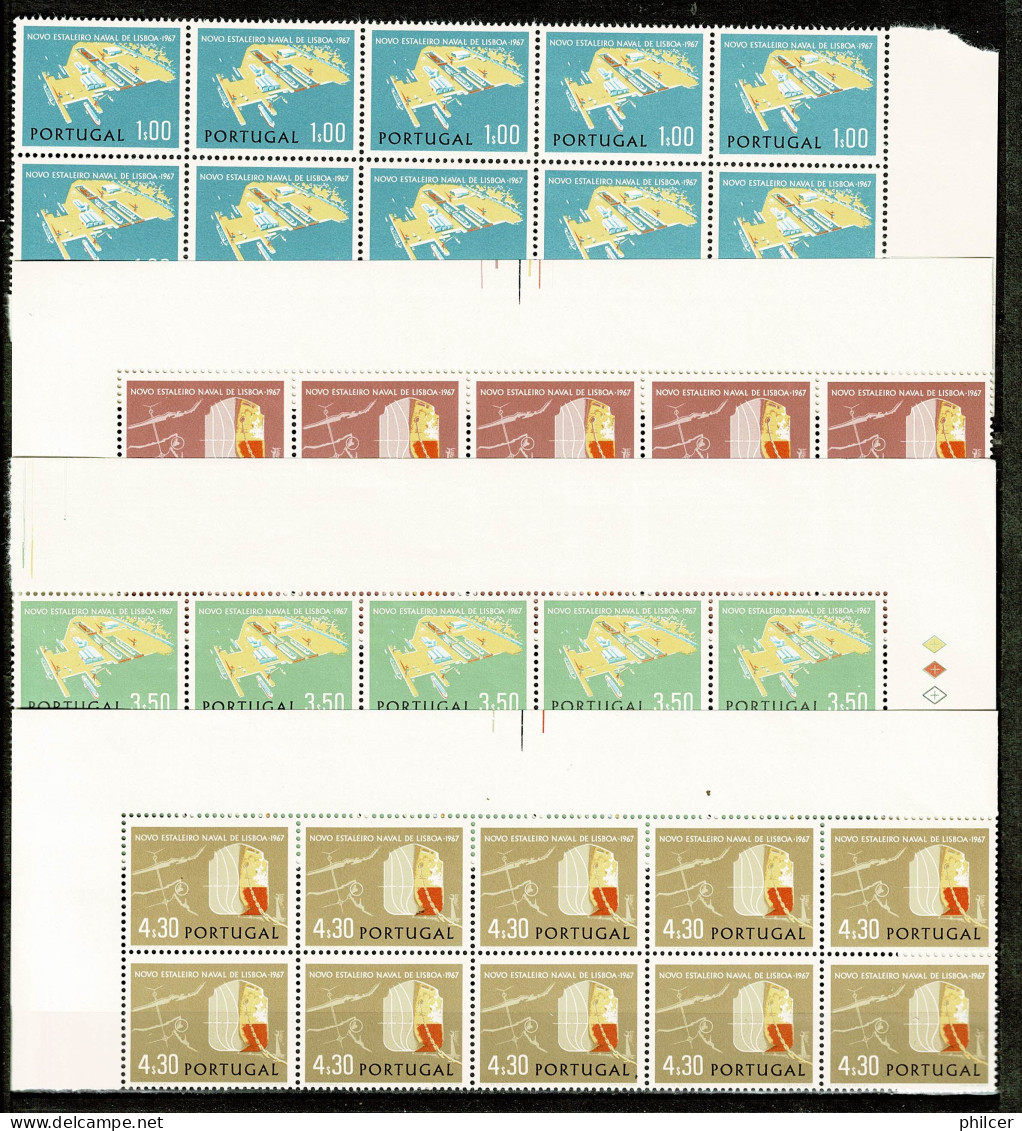 Portugasl, 1967, # 1007/1010, MNH - Unused Stamps