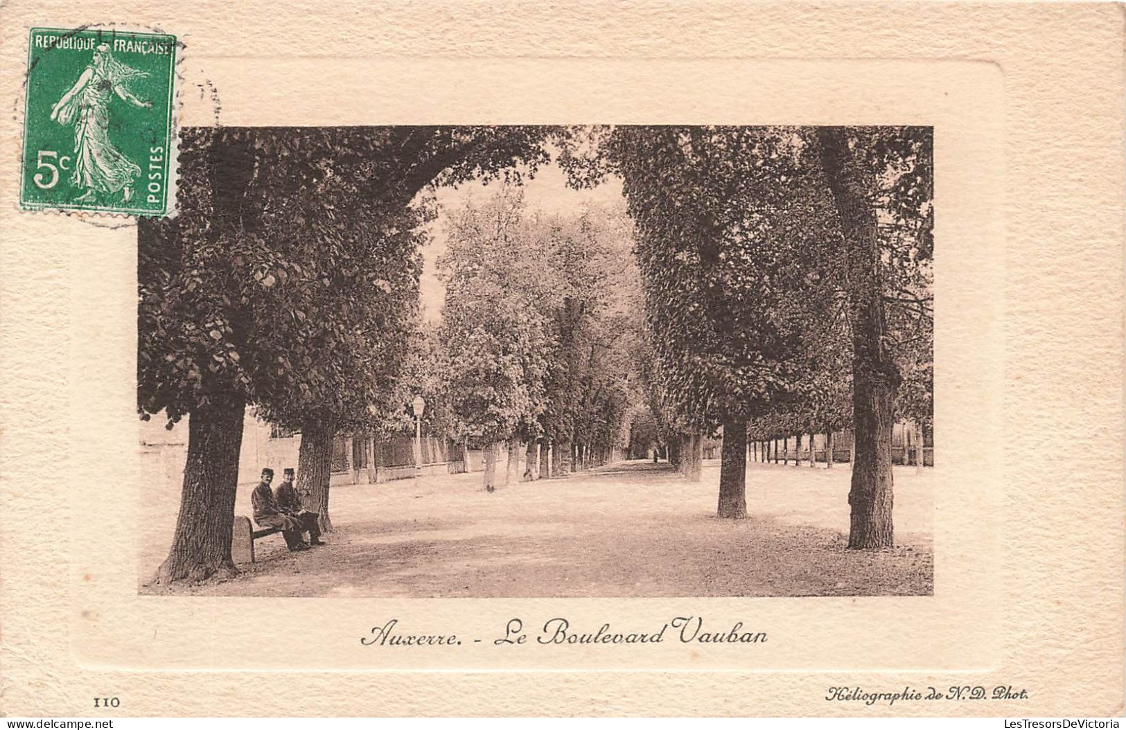 FRANCE - Auxerre - Le Boulevard Vauban - Animé - Carte Postale Ancienne - Auxerre