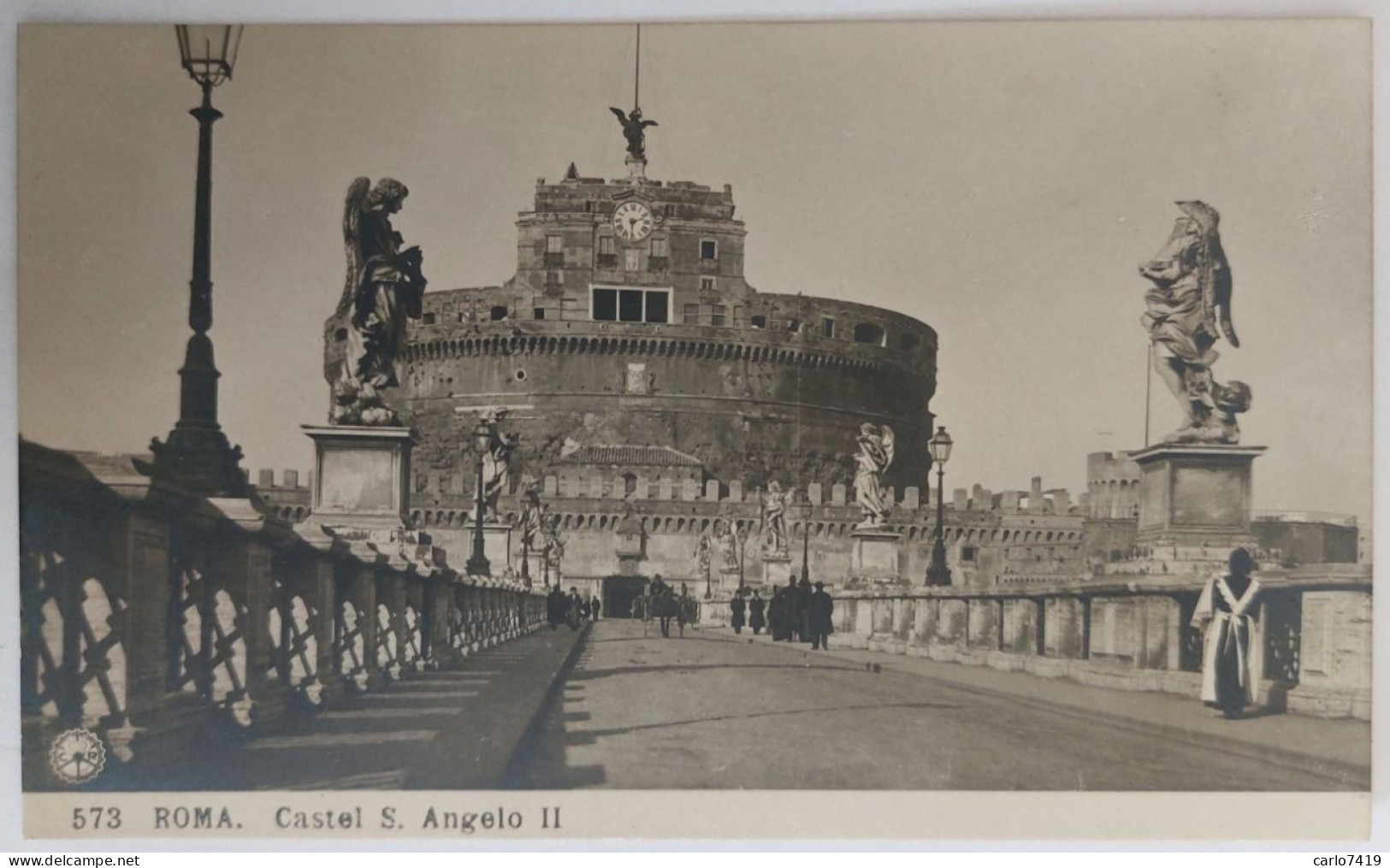 Roma - Castel S. Angelo - II - N.P.G. 573 - Crt0037 - Castel Sant'Angelo