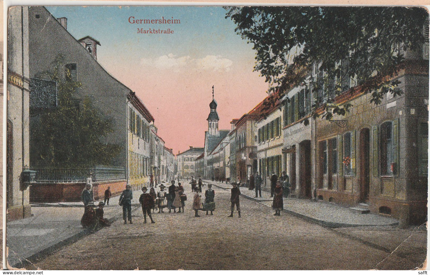 AK Germersheim, Marktstraße 1919 - Germersheim