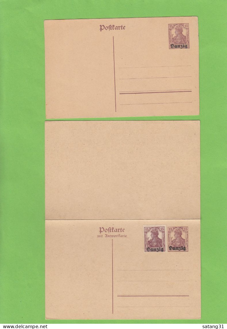 P 2 + P 4 UNGEBRAUCHT. - Postal  Stationery
