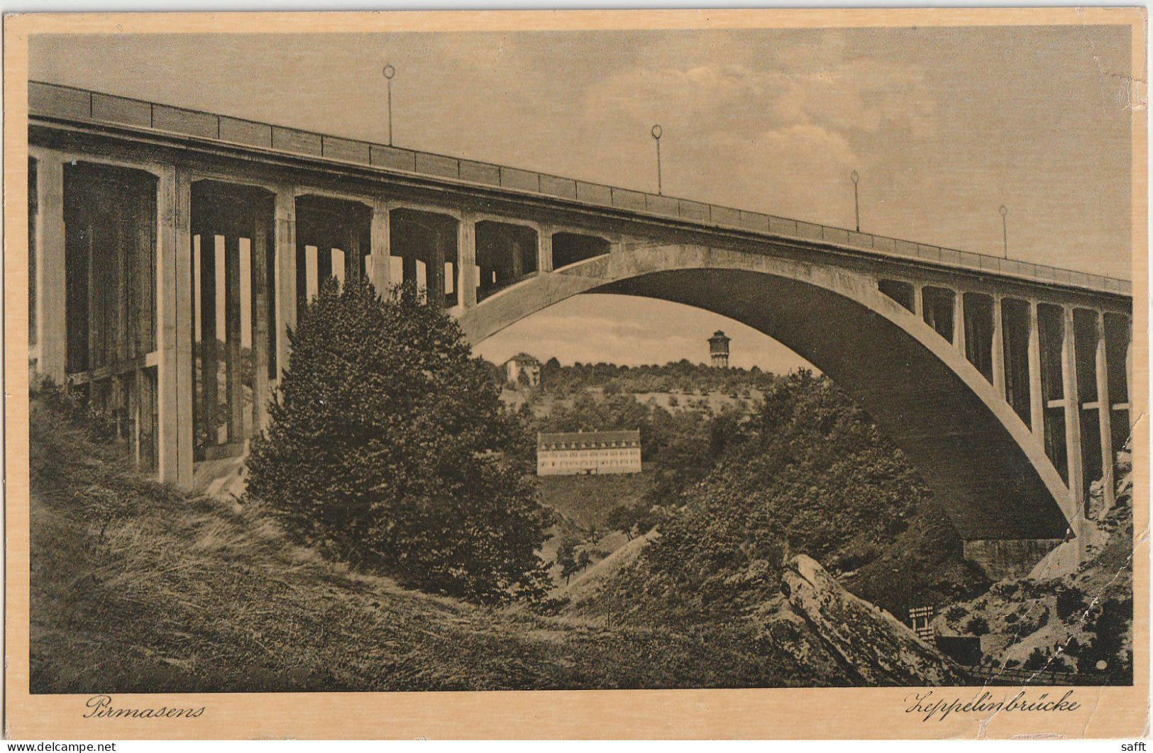 AK Pirmasens, Zeppelinbrücke Um 1940 - Pirmasens