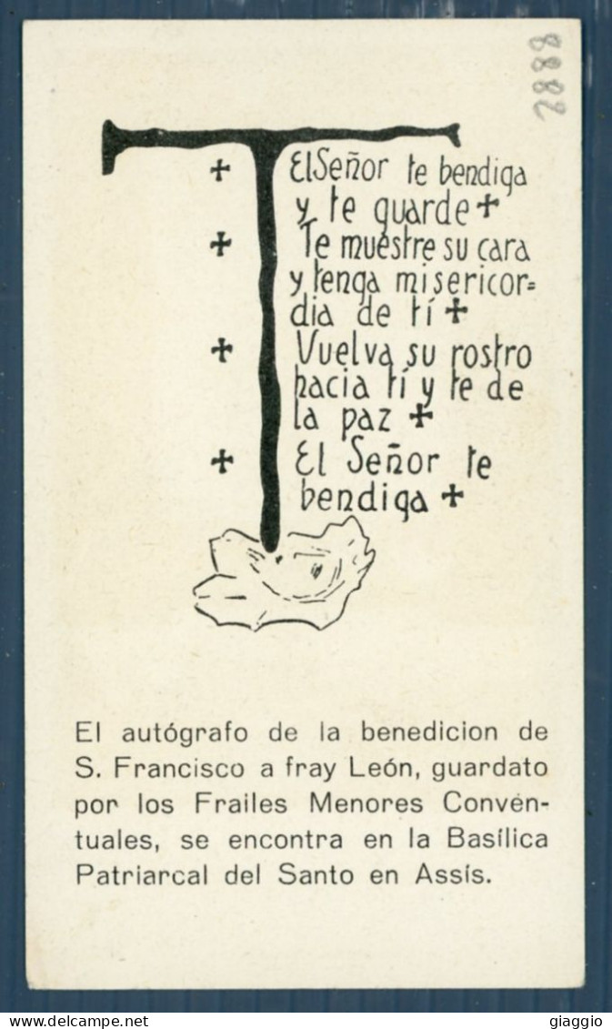 °°° Santino N. 8882 - La Benedizione Di S. Francesco °°° - Religión & Esoterismo