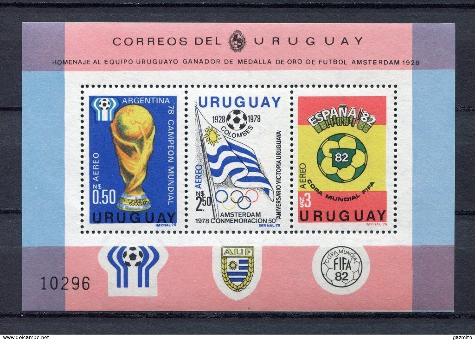 Uruguay 1974, FIFA World Cup In Argentina And Spain, Block - 1982 – Espagne