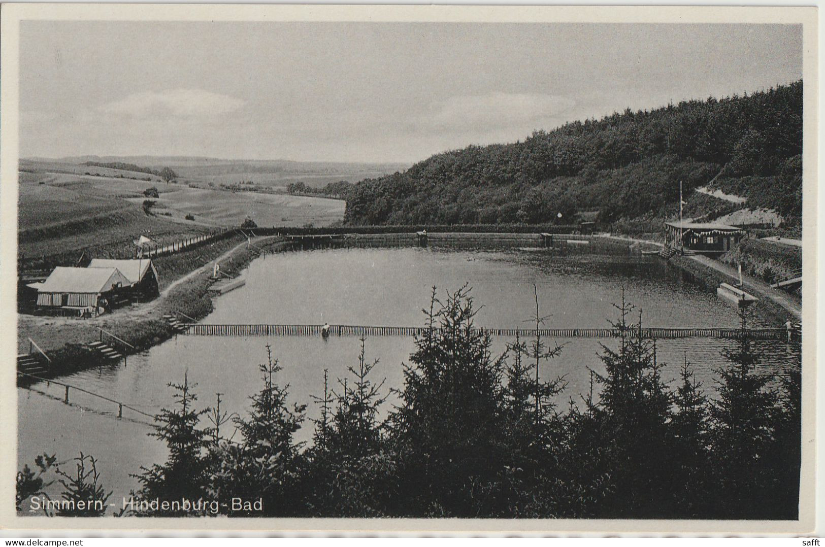 AK Simmern/Hunsrück, Hindenburgbad Um 1930 - Simmern