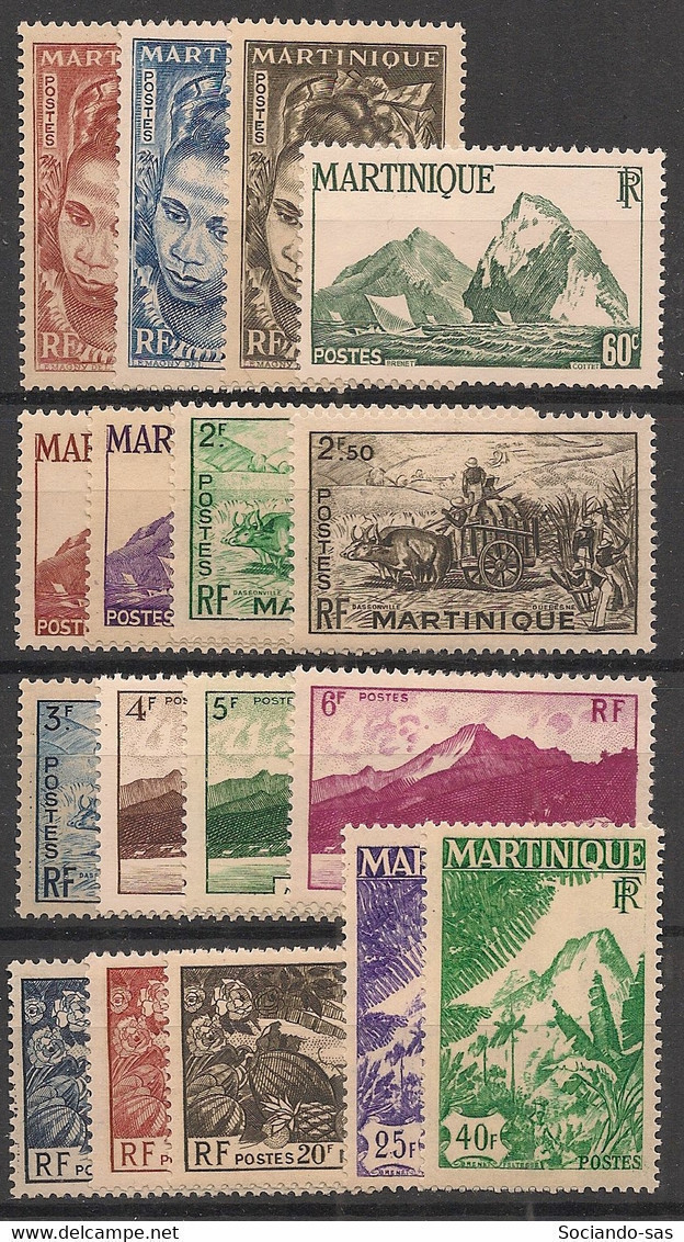 MARTINIQUE - 1947 - N°YT. 226 à 242 - Série Complète - Neuf Luxe ** / MNH / Postfrisch - Neufs