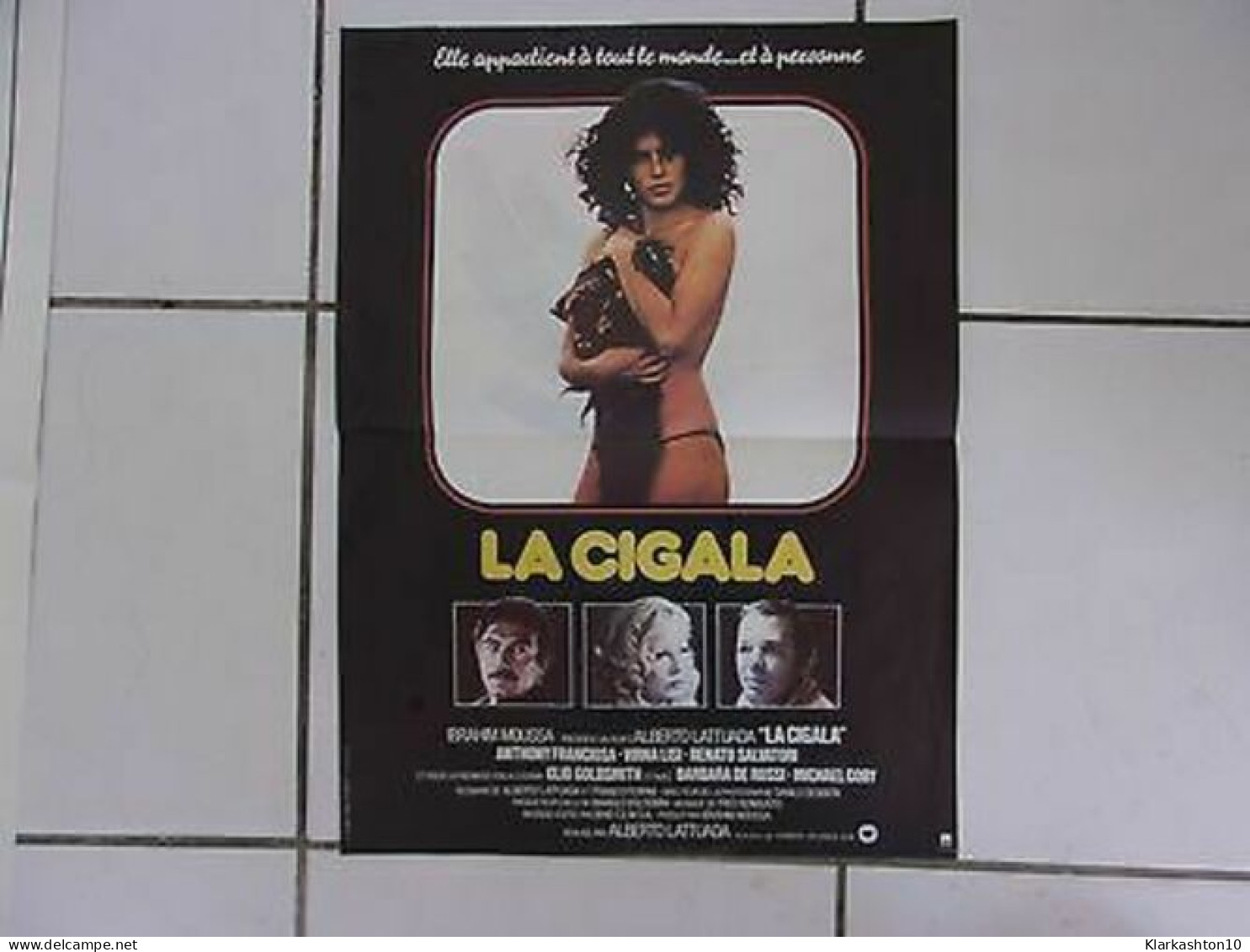 Affiche 52 X 39 Cms Film LA CIGALA Alberto Lattuada Clio Goldsmith - Afiches