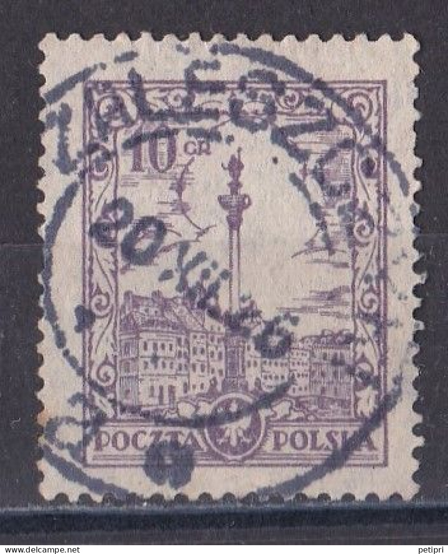 Pologne - République 1919  -  1939   Y & T N °  314  Oblitéré - Used Stamps