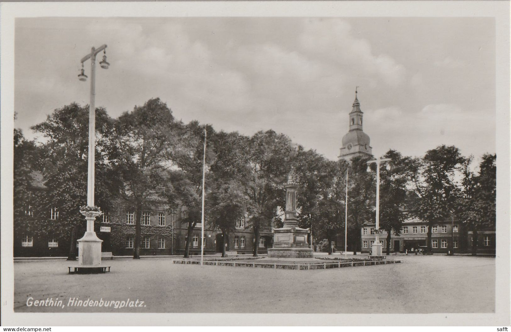 AK Genthin, Hindenburgplatz Um 1930 - Genthin