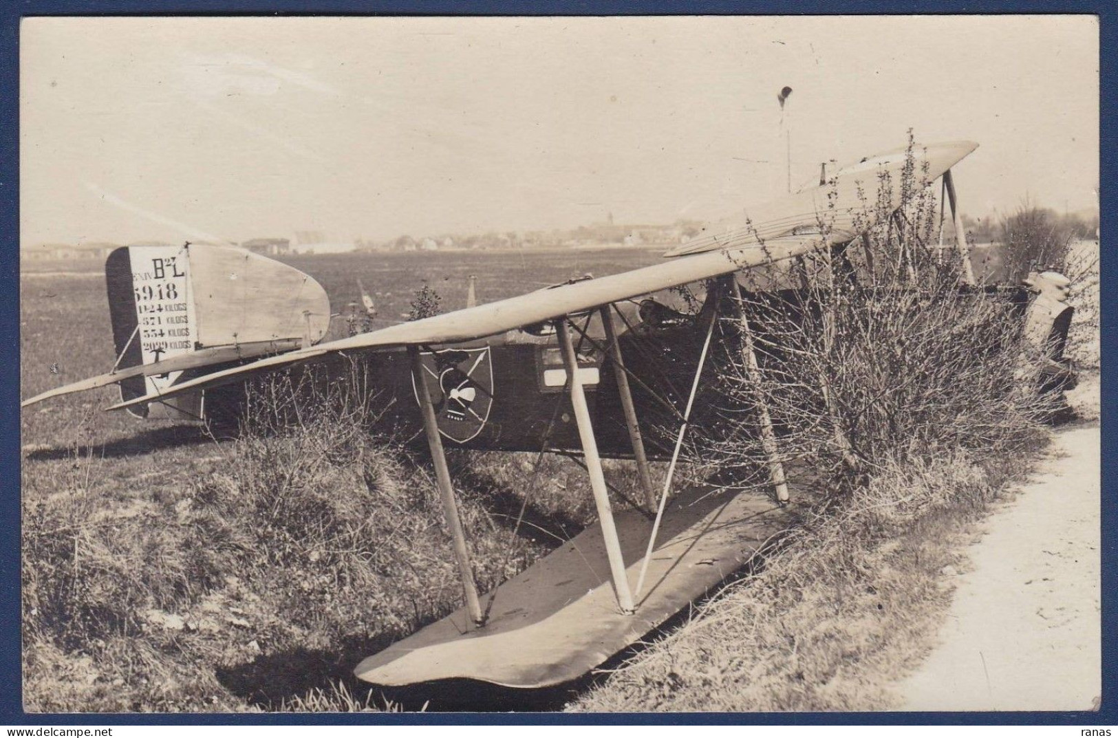 CPA Aviation Accident Carte Photo Non Circulée - Ongevalen