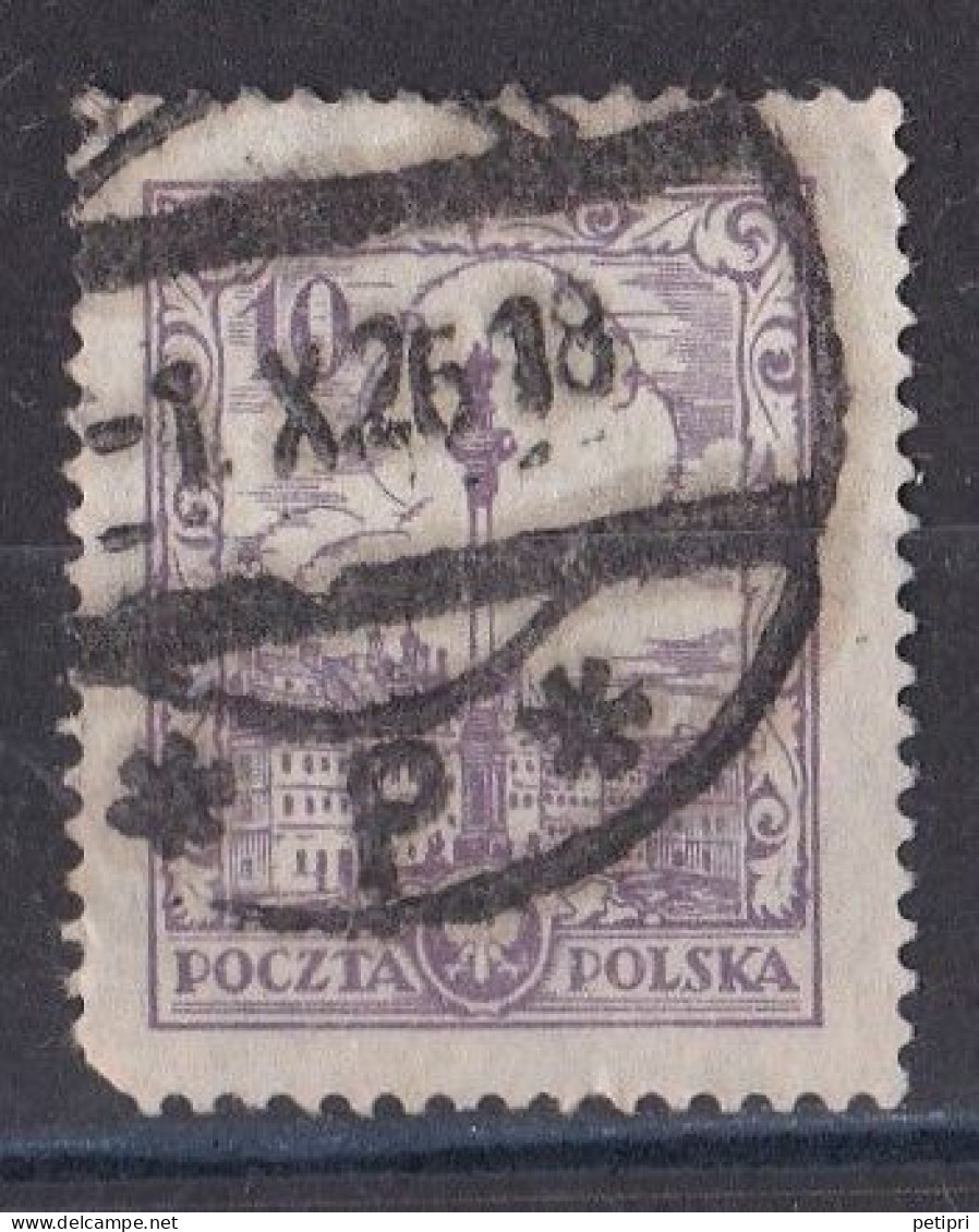 Pologne - République 1919  -  1939   Y & T N °  314  Oblitéré - Usati