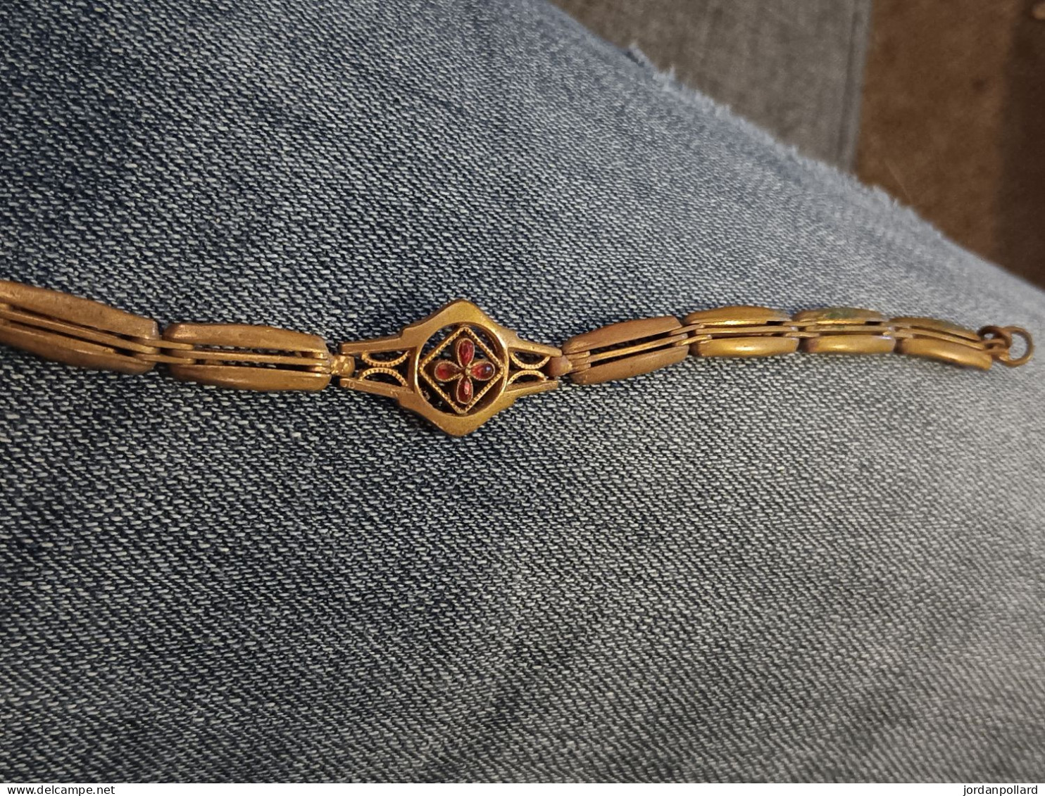 Handmade Czechoslovakian Antique Bracelet - Armbanden