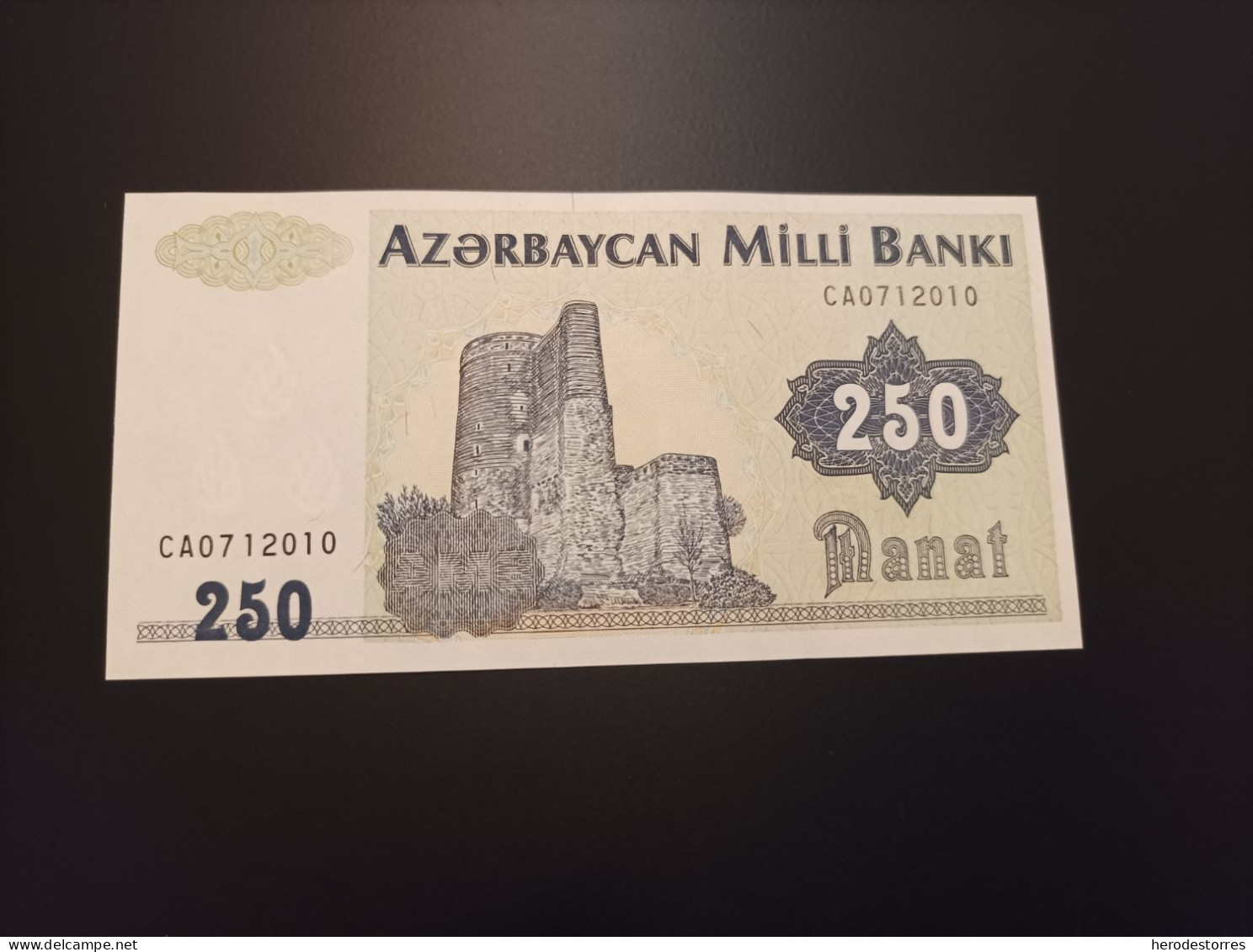 Billete Azerbaiyán, 250 Manat, Año 1992, UNC - Arzerbaiyán