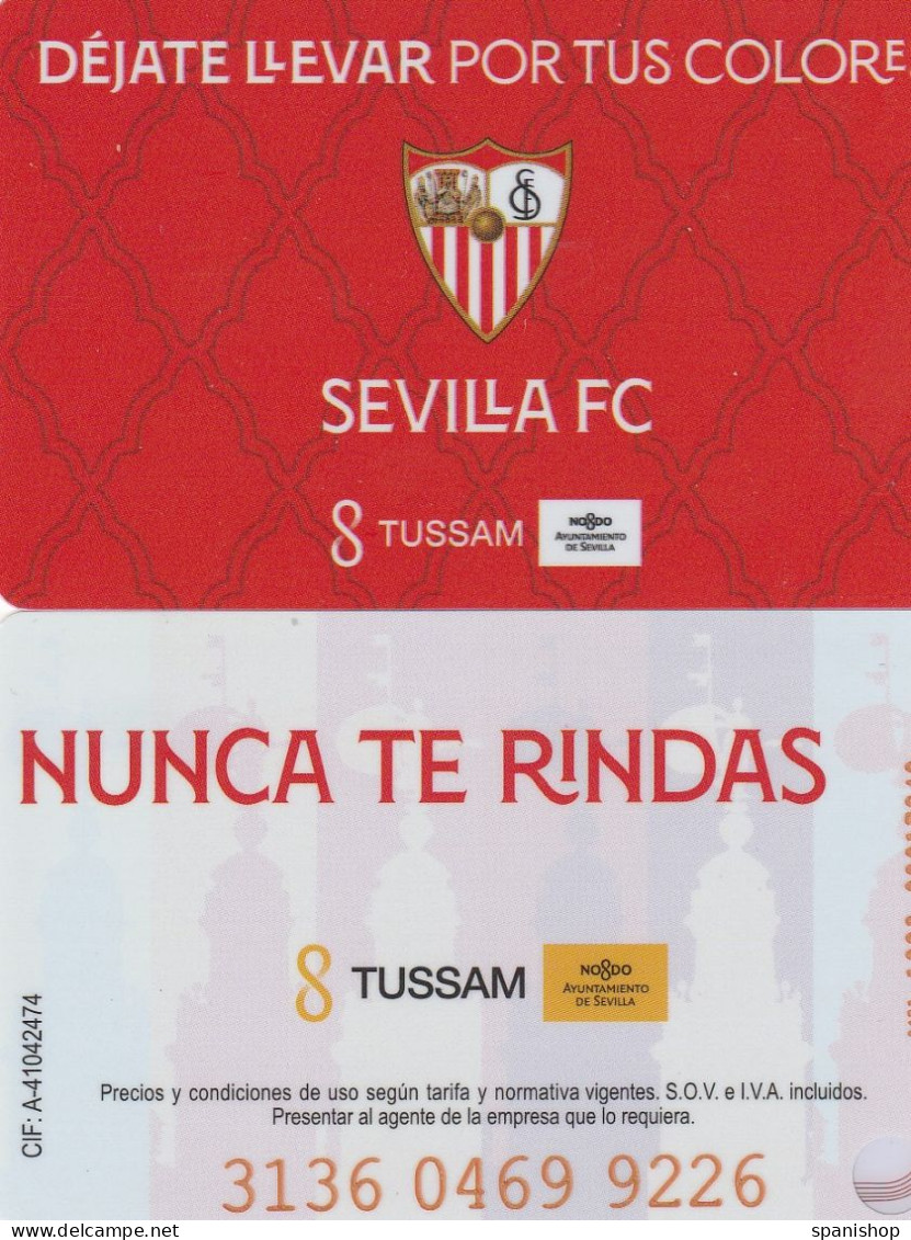 Spain Bus Card Football Club Sevilla  - Autobus Contactless Card - Europe