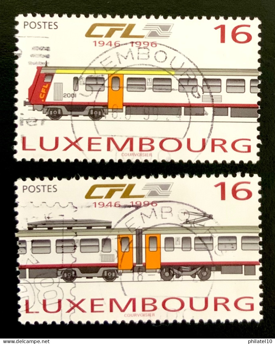 1996 LUXEMBOURG TRAIN - OBLITERE - Oblitérés