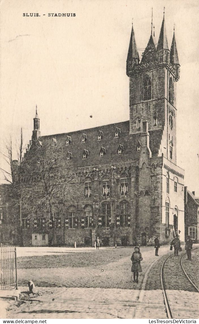 PAYS-BAS - Sluis - Stadhuis - Carte Postale Ancienne - Sluis