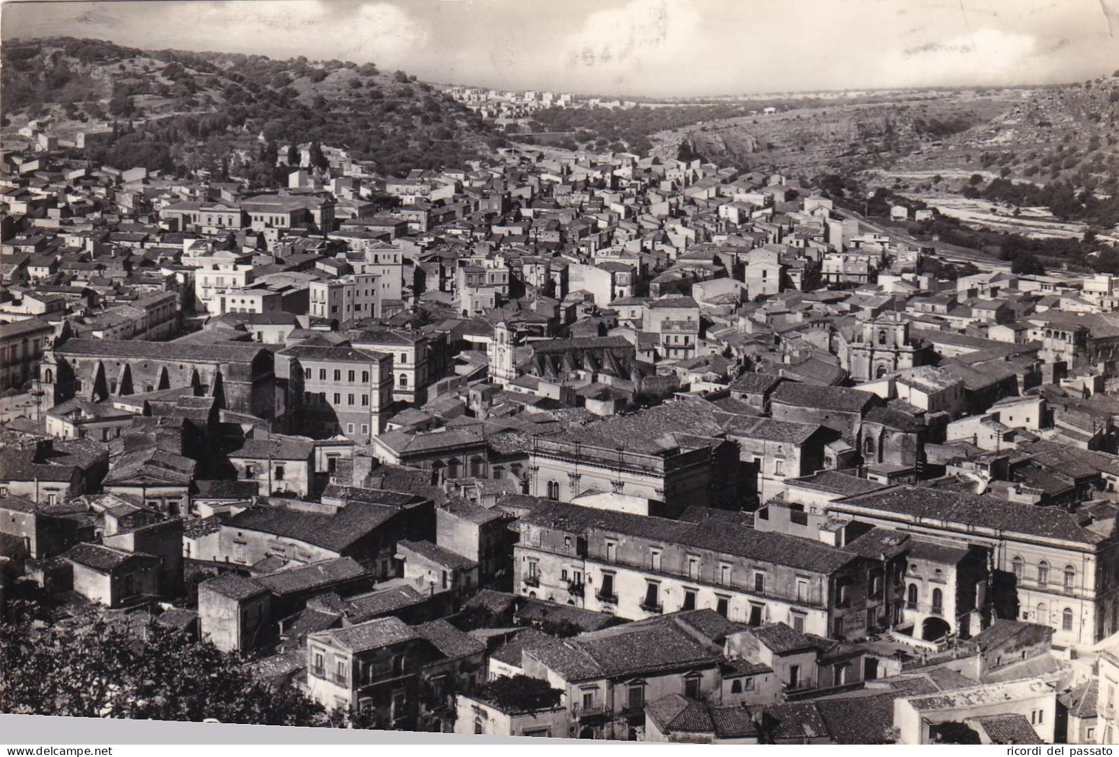 Cartolina Scicli ( Ragusa ) Panorama - Ragusa