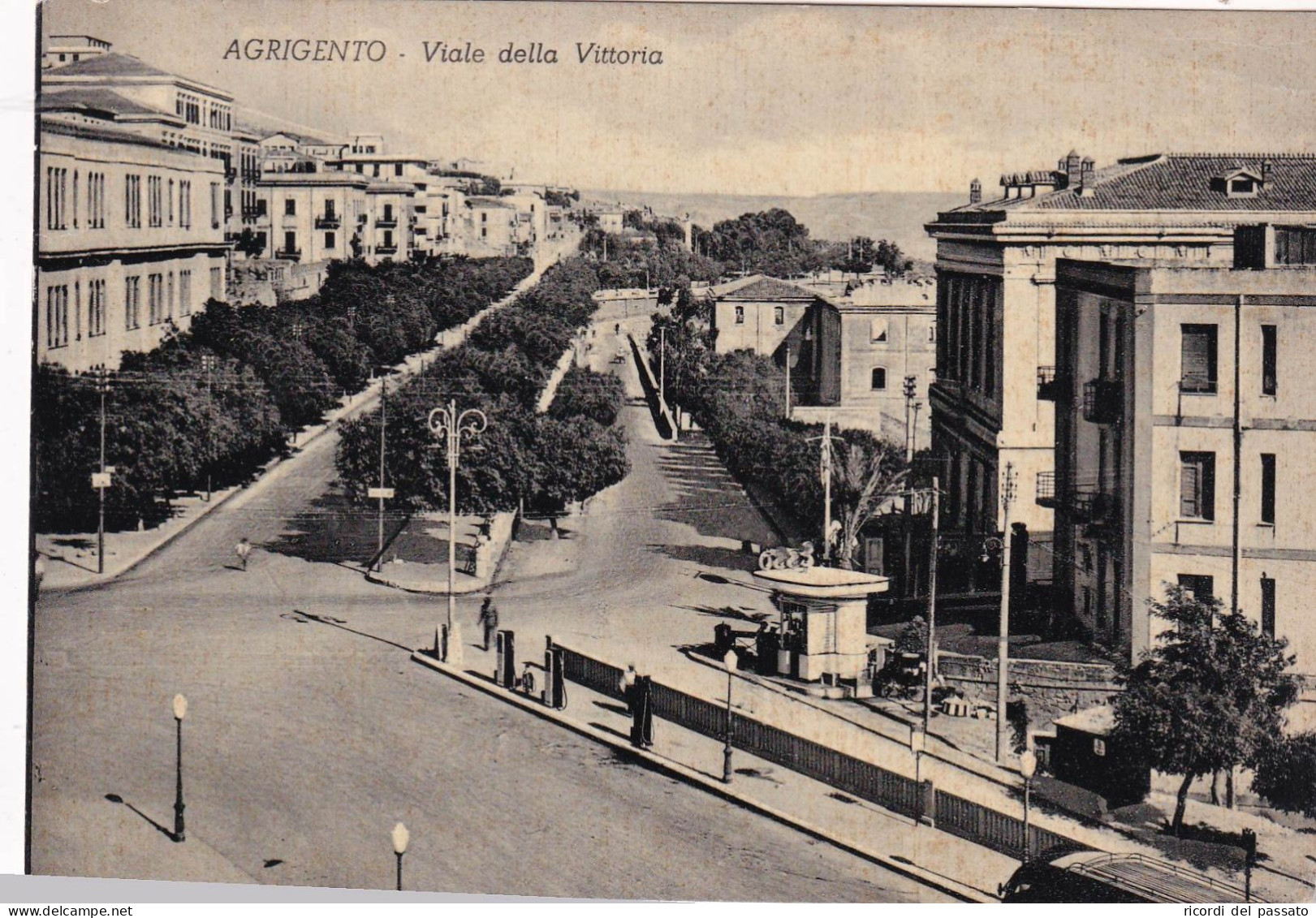 Cartolina Agrigento - Viale Della Vittoria - Agrigento