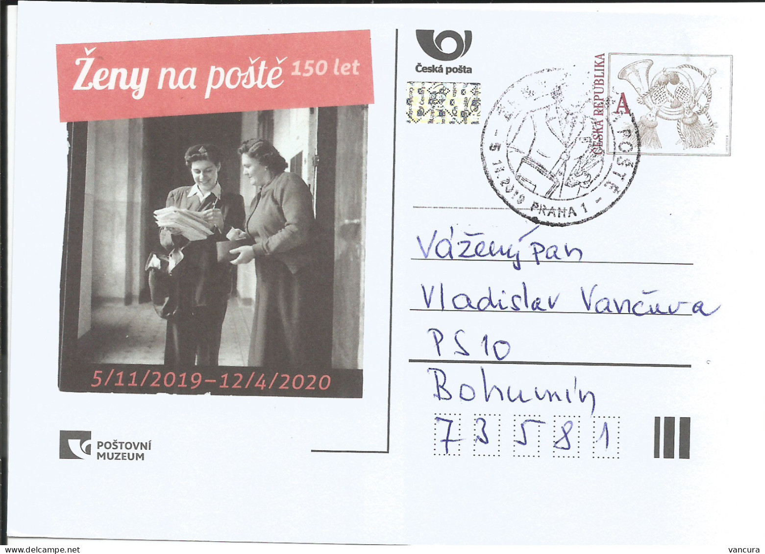 PM 125 Czech Republic Women Working At Post Office 2019 - Posta