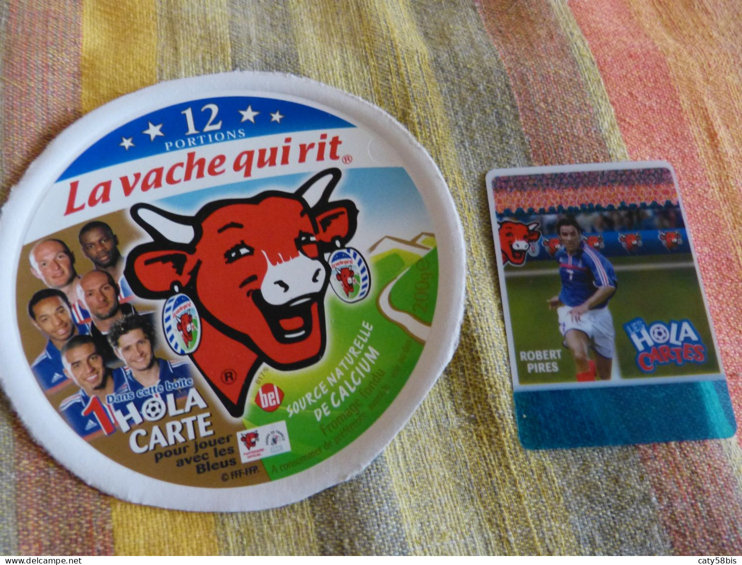 étiquette Fromage La Vache Qui Rit ,les Bleus - Quesos